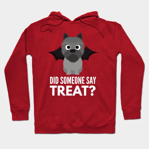Skye Terrier Halloween Trick or Treat Hoodie by DoggyStyles